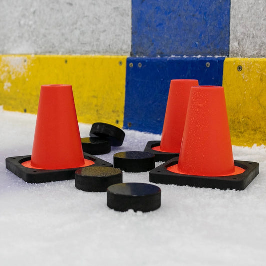 PRACTICE 6OZ. BLACK HOCKEY PUCKS